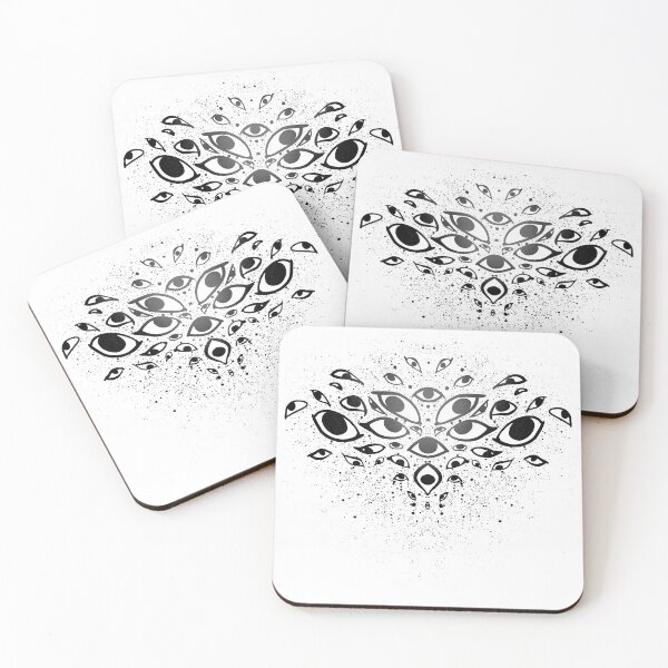 Item preview, Black Eyes - White designed and sold by aevios.