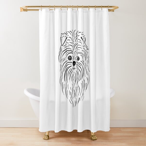 Item preview, Affenpinscher (Black and White) designed and sold by illucalliart.