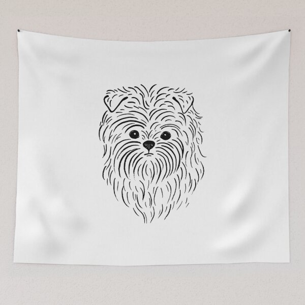 Item preview, Affenpinscher (Black and White) designed and sold by illucalliart.