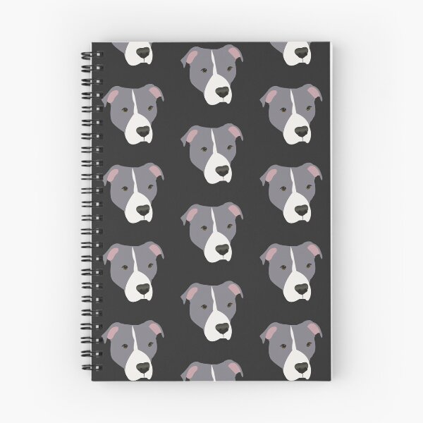 Item preview, Grey and White Pit Bull designed and sold by KCPetPortraits.