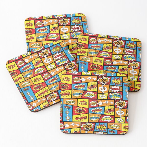 Item preview, Superhero Comic Book Pow Violence Battle Hero Colors designed and sold by mynimo.