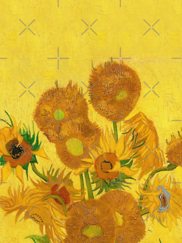 Sunflower Vincent Van Gogh No Background iPhone X Case