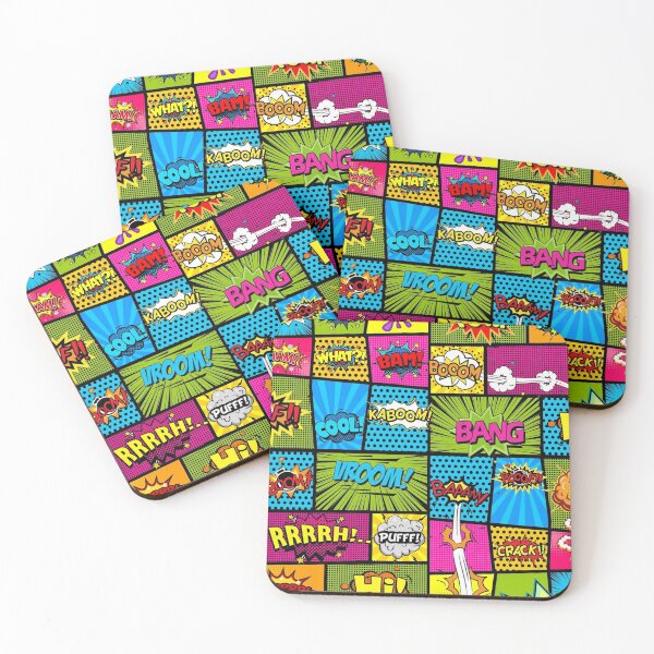 Item preview, Superhero Comic Book Pow Violence Battle Hero Colors designed and sold by mynimo.