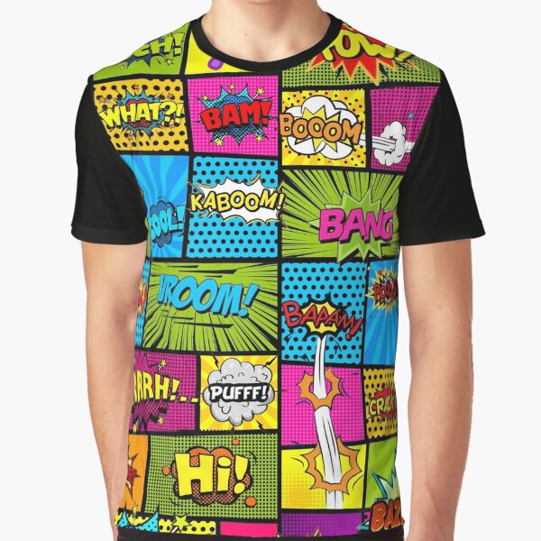 Item preview, Superhero Comic Book Pow Violence Battle Hero Colors designed and sold by mynimo.