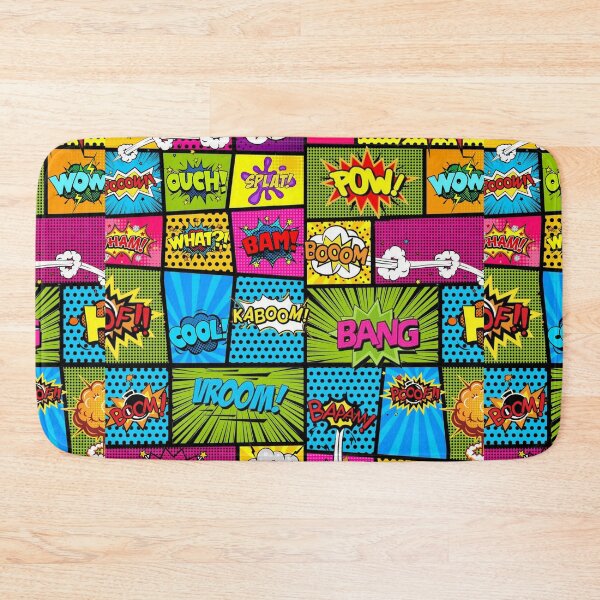 Item preview, Superhero Comic Book Pow Violence Battle Hero Colors designed and sold by mynimo.