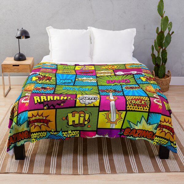 Item preview, Superhero Comic Book Pow Violence Battle Hero Colors designed and sold by mynimo.
