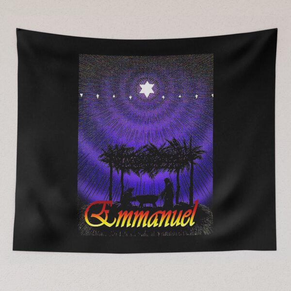 Item preview, Merry Christmas! His name shall be called Emmanuel. designed and sold by Frankie Doodles!.