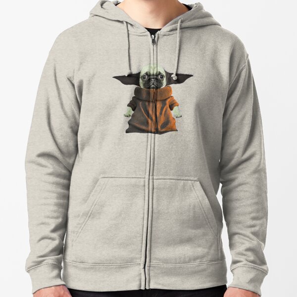 Baby Pugda Zipped Hoodie