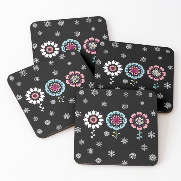 Item preview, Nature and Flower Cute Illustration Pretty Winter Flowers  designed and sold by Kate Hyunsu Cho.