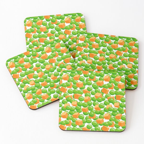 Item preview, Peas and Carrots (white) designed and sold by littlearrow.