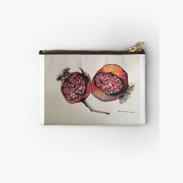 Item preview, Pomegranate. Pen and wash. designed and sold by Elizabeth Moore Golding.