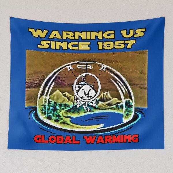 Item preview, Global Warming with Colonel Bleep ! Warning US since 1957 . designed and sold by michaelrodents.