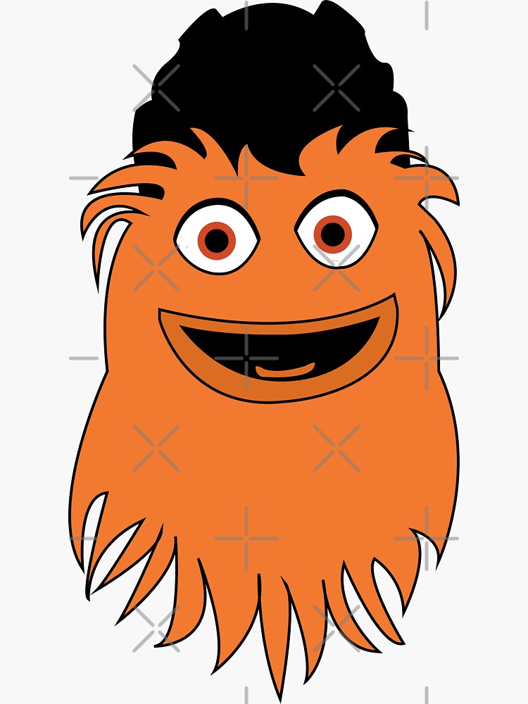 Gritty Philly Flyers Mascot Stickers for Sale