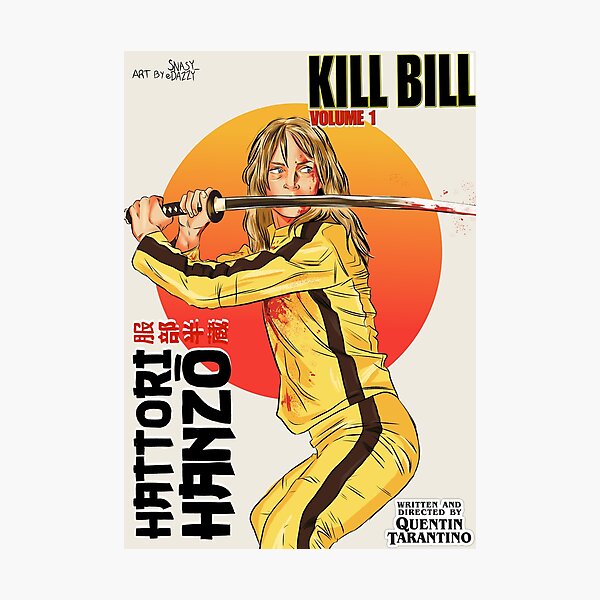 Vista previa del artículo con la obra «KILL BILL VOL 1», diseñado y vendido por Shi Allamby (Thrashkink).