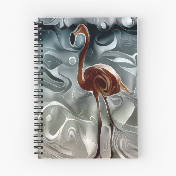 Item preview, Swirled Flamingo 2 designed and sold by Vikingstaad.