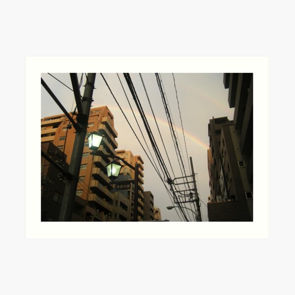 Rainbow Alley Art Print