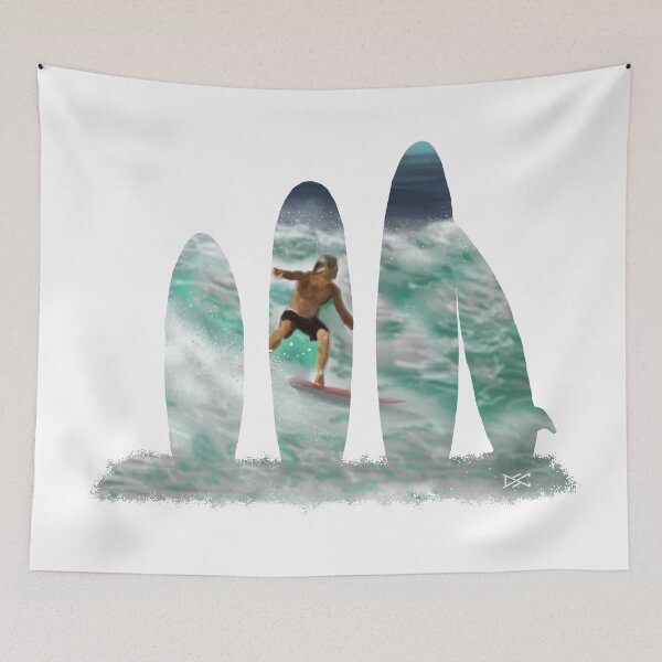 Item preview, Surfer Surf Board Silhouette designed and sold by DSC Arts.