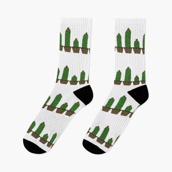 Item preview, 3 Christmas Cacti  designed and sold by Ella's  Doodles And Designs.