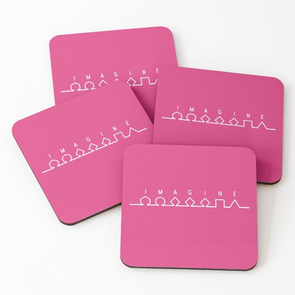 Item preview, Imagine Table Top Minimalist Design Pink designed and sold by RiskyPixels.