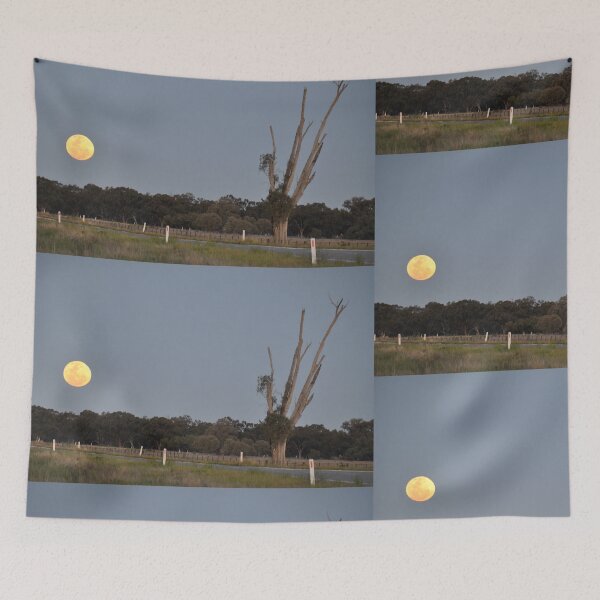 Item preview, Tree & Moon, Sturt Highway, Australia -2 2019 designed and sold by muz2142.