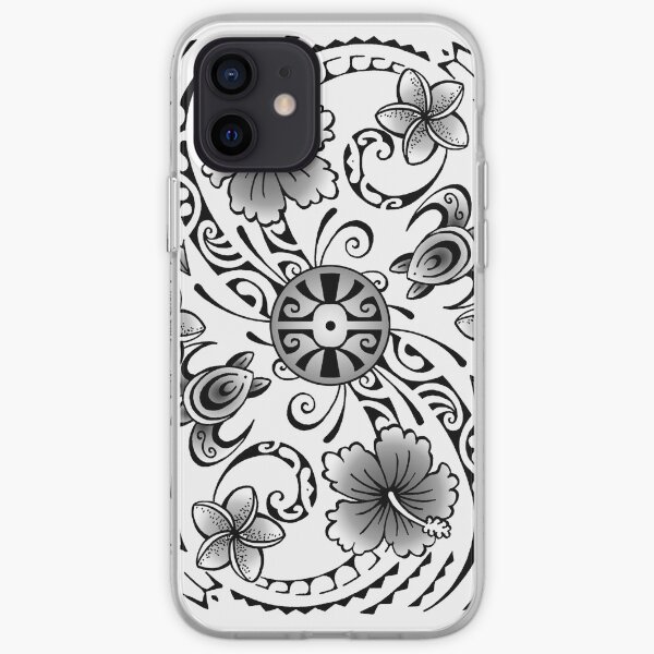 Polynesian tatto art iPhone Soft Case