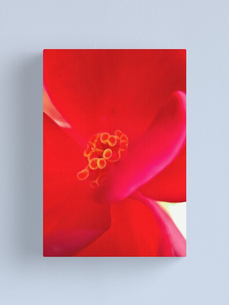 Alternate view of Red Flower Canvas Print