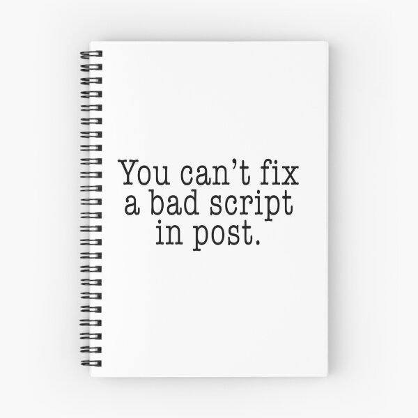 Item preview, You Can't Fix A Bad Script In Post designed and sold by wearwordz.