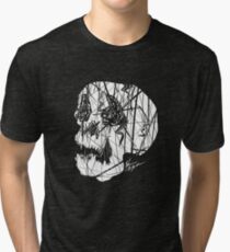 Slashed Skull Tri-blend T-Shirt