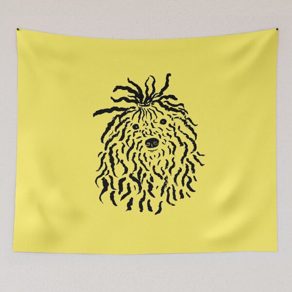 Item preview, Puli (Yellow and Black) designed and sold by illucalliart.