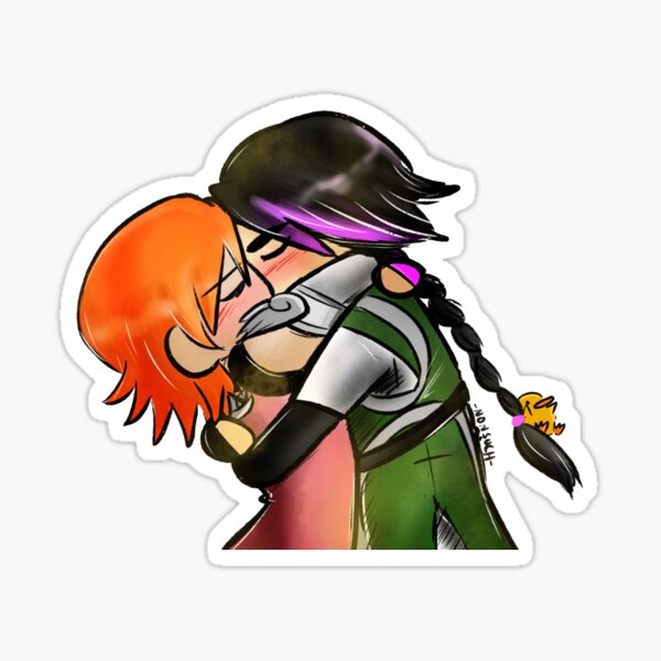 Renora Kiss Sticker By Nonsuchthefirst Redbubble 8438