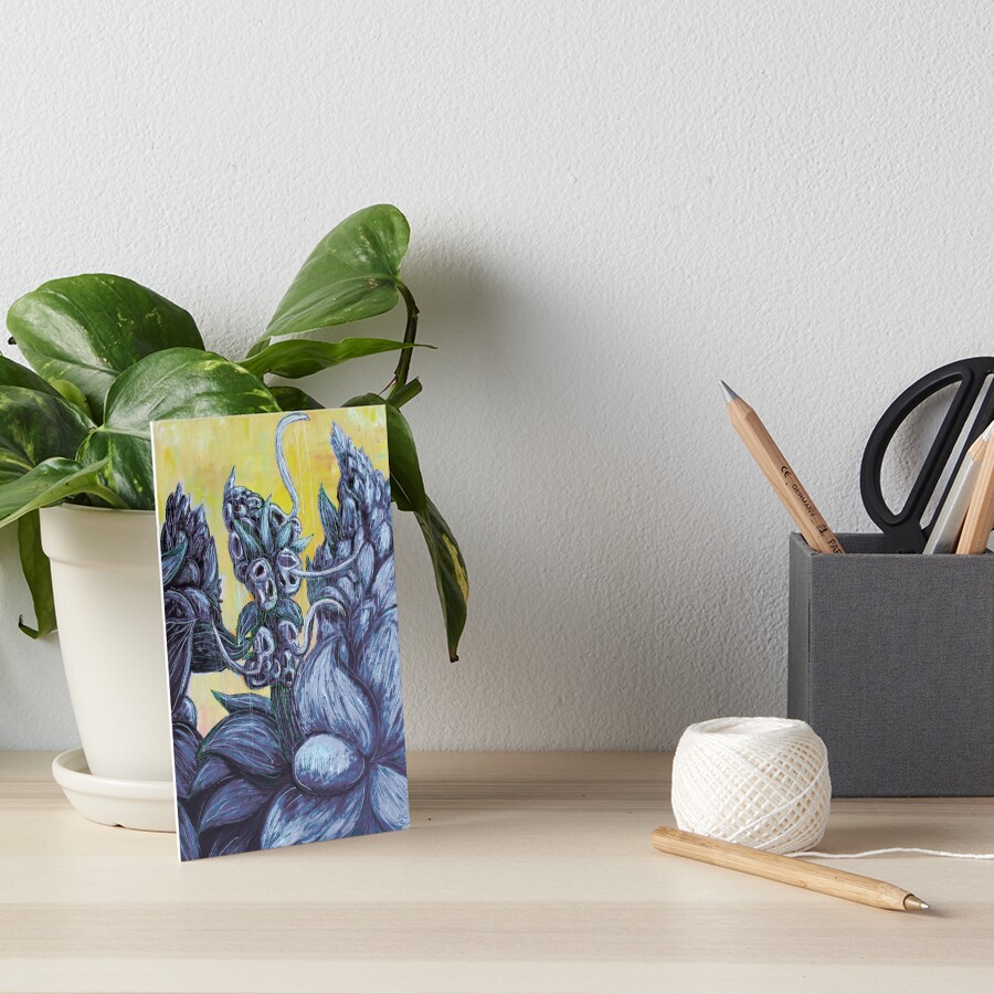 Floral Hellscape III Art Board Print