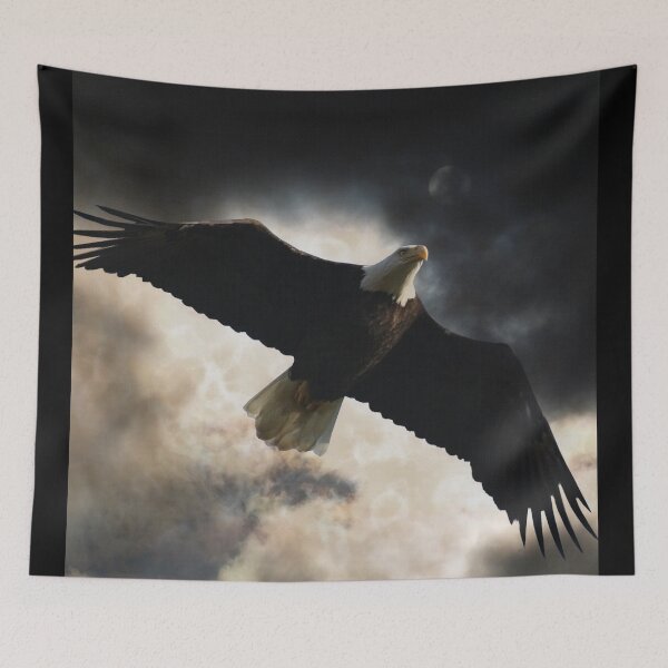 Item preview, Soaring Eagle in Stormy Skies designed and sold by NaturePrints.