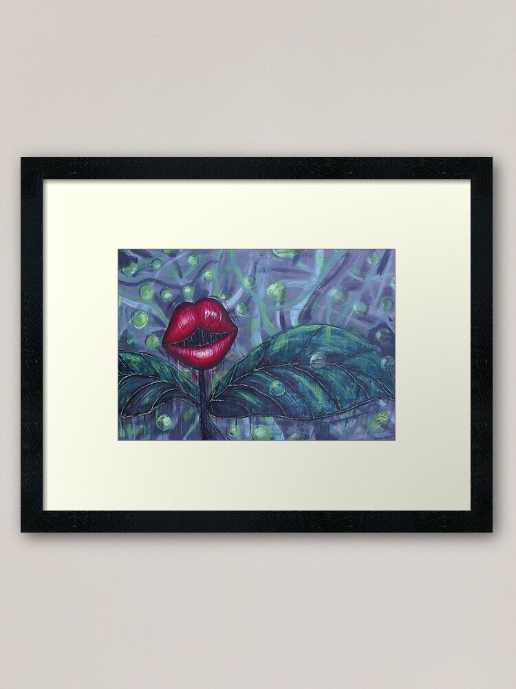 Alternate view of Floral Hellscape IV Framed Art Print