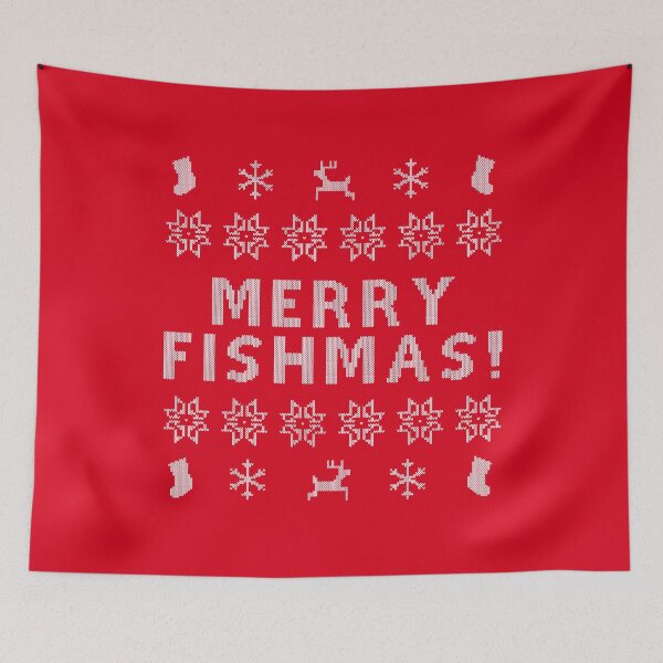 Item preview, Merry Fishmas designed and sold by rockbottomau.