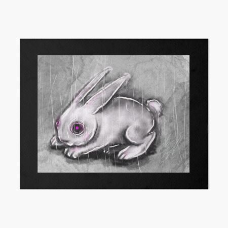 Bunny Art Board Print