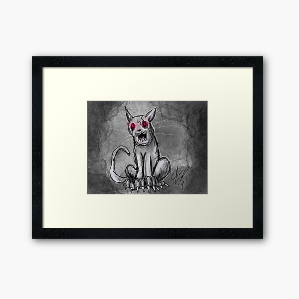 MEOW Framed Art Print
