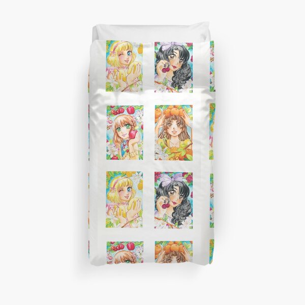 Fruit Girls Duvet Cover
