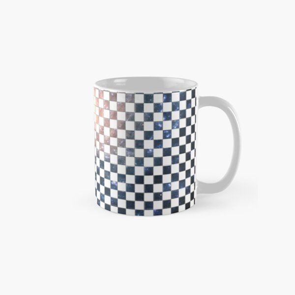 Box Painted as a Checkerboard and #Galaxy #SpiralGalaxy #MilkyWay, Astronomy, Cosmology, AstroPhysics, Universe Classic Mug