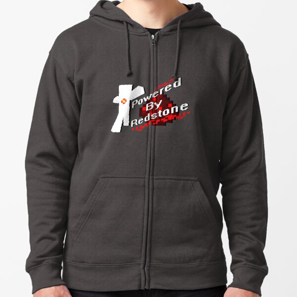 minecraft redstone hoodie