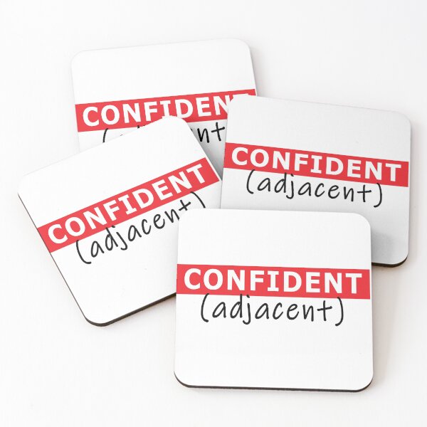 Item preview, CONFIDENT (adjacent) designed and sold by wearwordz.