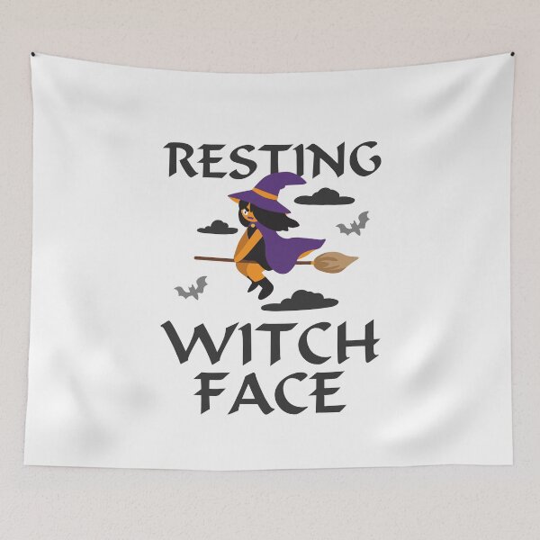 Item preview, Resting Witch Face - Bitch Face Pun Design for Halloween designed and sold by Team150Designz.