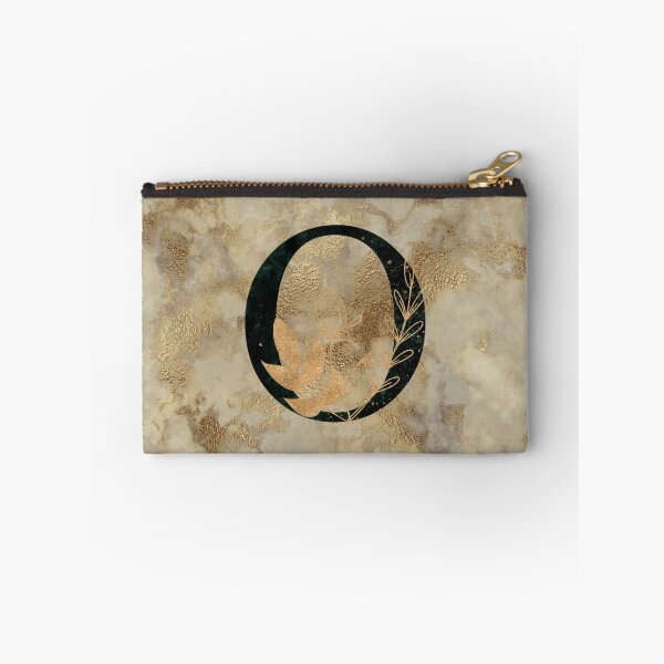 Item preview, Floral Gold Metallic Marble Monogram O designed and sold by MysticMagpie.