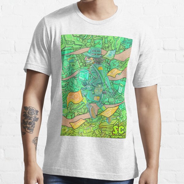 Midnight Creator Artistic Kiss-Cut Stickers - SCGC x Jerusalem Ace Essential T-Shirt