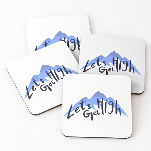 Item preview, Let's Get High Sticker designed and sold by hacetalor.