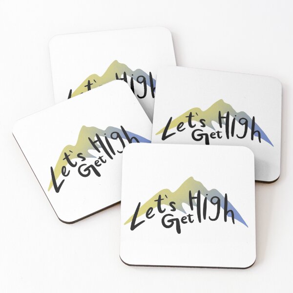 Item preview, Let's Get High Sticker designed and sold by hacetalor.