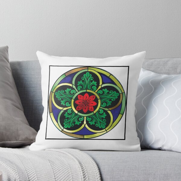Item preview, Cinquefoil Stained Glass Window designed and sold by Bronna Butler.