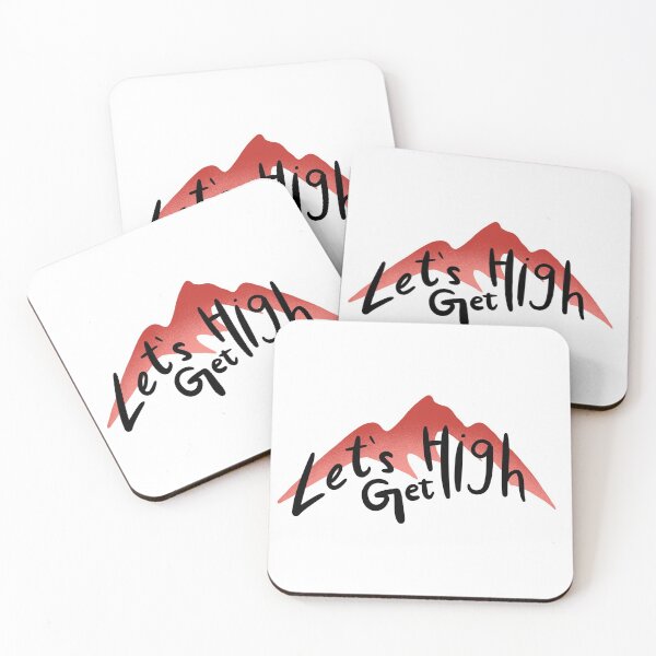 Item preview, Let's Get High Sticker designed and sold by hacetalor.