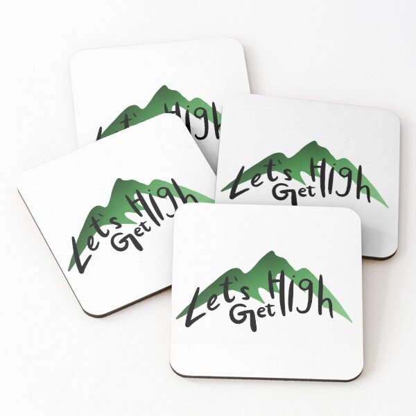Item preview, Let's Get High Sticker designed and sold by hacetalor.