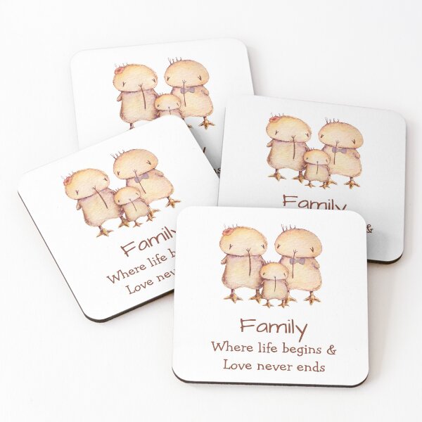 Item preview, Kwii & family for light background designed and sold by IraPanyukova.
