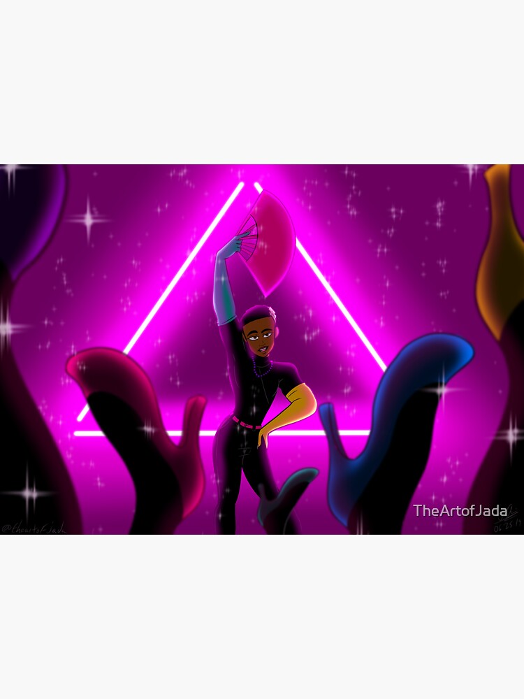 "Nails, Hair, Hips, Heels (Pride 2019)" Sticker by TheArtofJada Redbubble